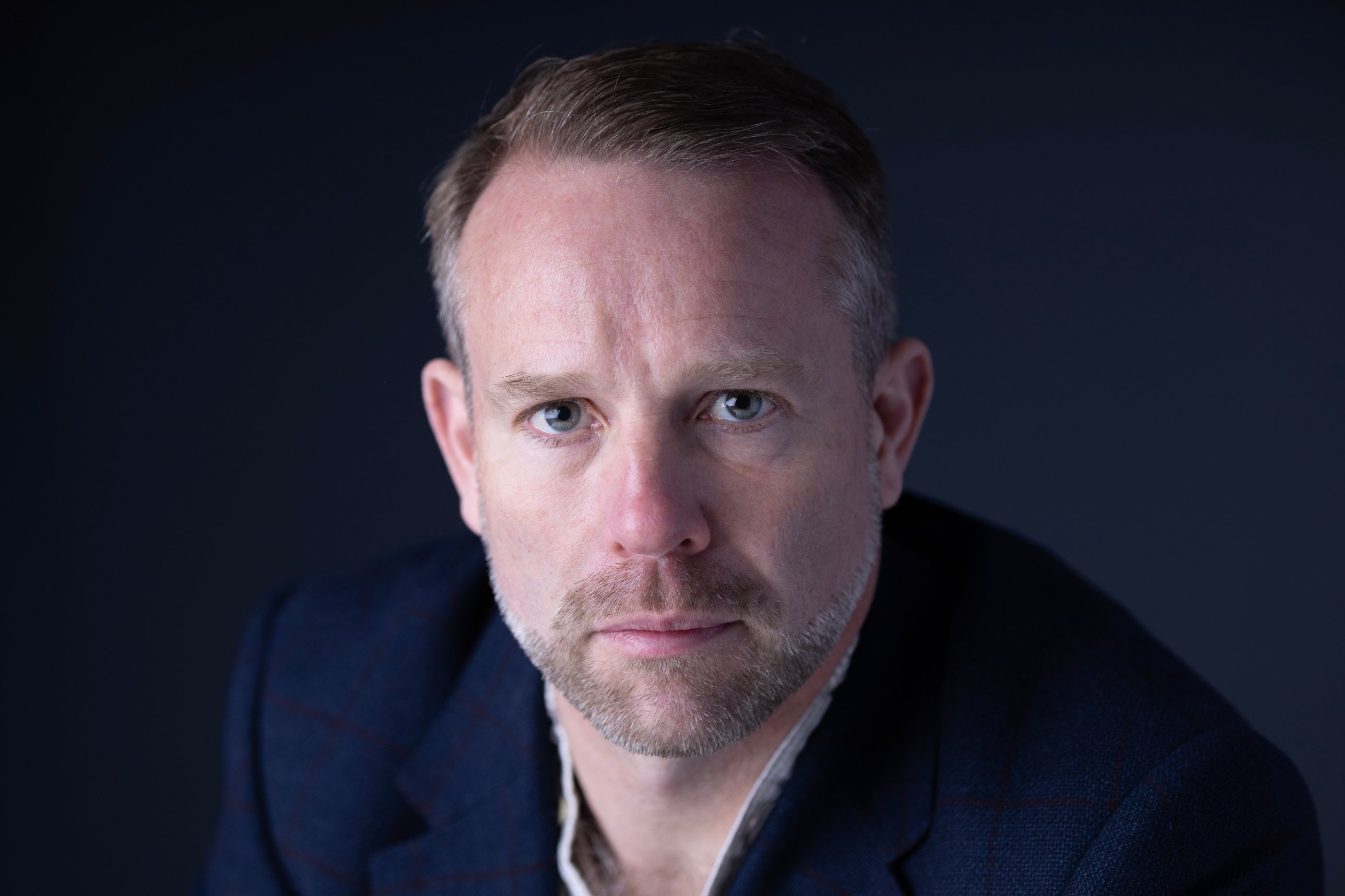 Studio portrait of Antony Butts
