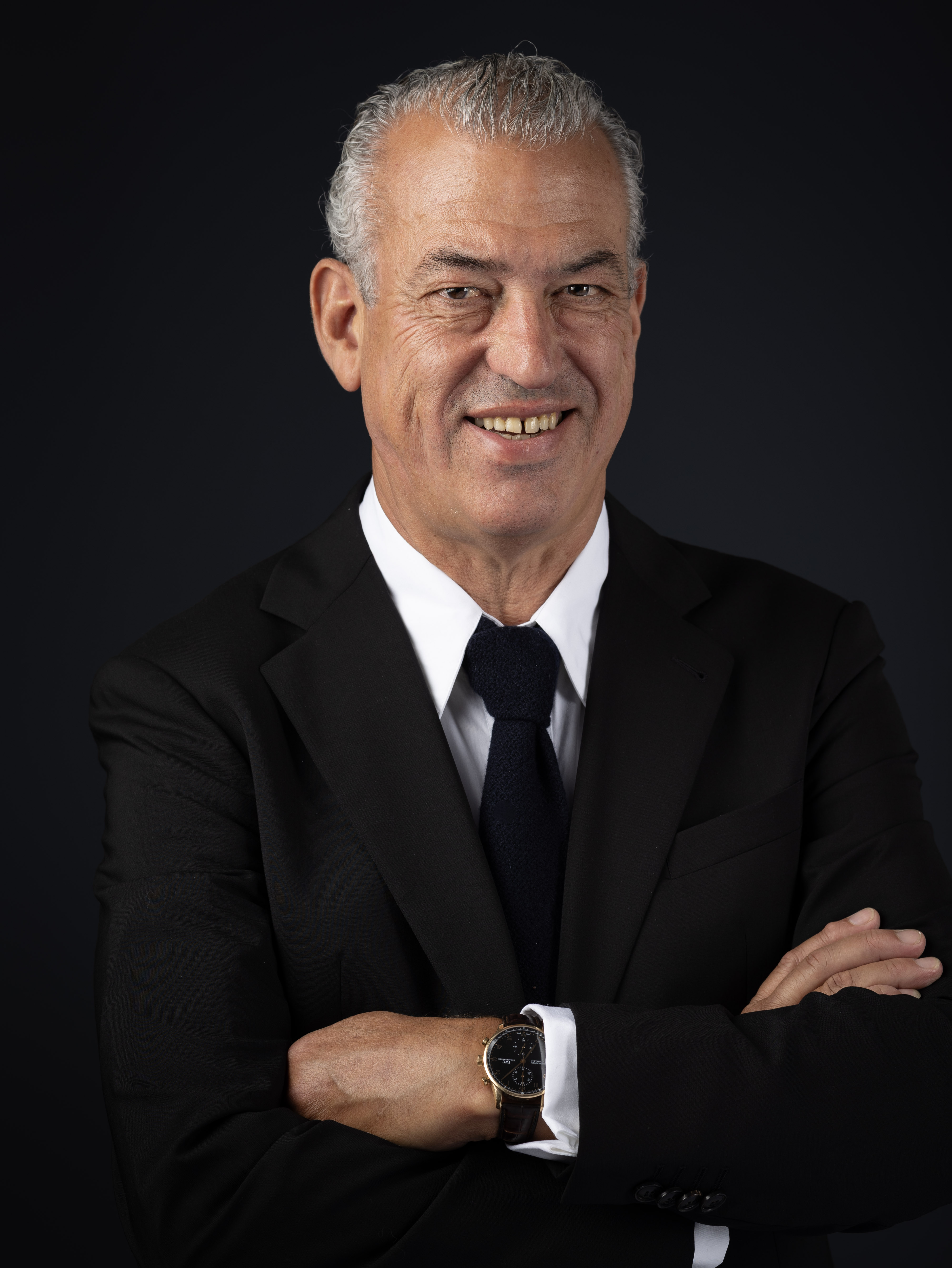 Studio portrait of Simon Willis